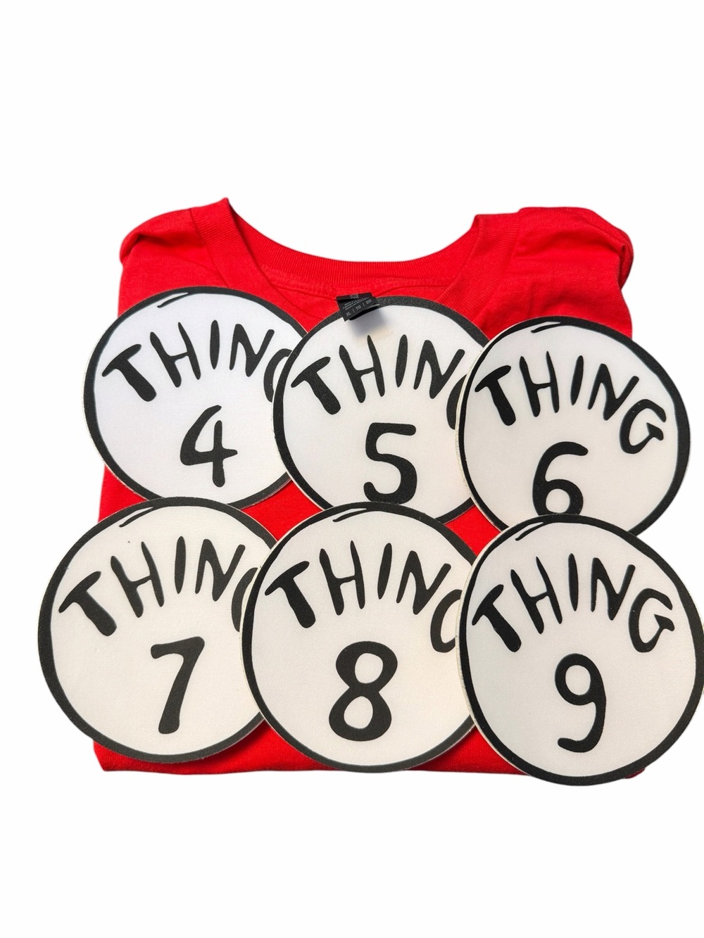 Thing 4-9 Foam Sticker Set - Picture 1 of 2